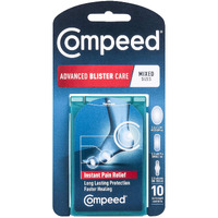 Compeed Advanced Blister Cusions  Mixed Sizes  10 Count