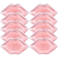 Lip Ice Pack For Cosmetic (10 Pcs) Ice Pack After Lip Ice Treatment  Reusable Ice Pack Lip Shape Ice Pack To Relieve Pain And Relax Lips  Anti-Aging Lip Care Ice Pack To Reduce Lip Swelling