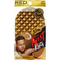 Red By Kiss Bow Wow X Twist King Luxury Twist Styler Washable And Durable Twist Brush For Afro Curl- Slim And Dense (Gold)