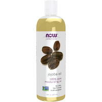 Now Solutions  Jojoba Oil  100% Pure Moisturizing  Multi-Purpose Oil For Face  Hair And Body  16-Ounce