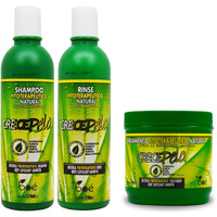 Boe Crece Pelo 3 In 1 Combo Set Shampoo Fitoterapeutico  Rinse Fitoterapeutico  Tratamiento Fitoterapeutico
