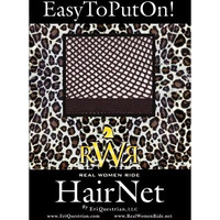 Rwr Real Women Ride No Knot Equestrian Hairnet (Dark Brown)