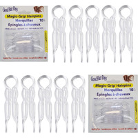 Good Hair Days Hair Pins - Plastic  U-Shaped Magic Grip Hairpins  Strong Durable Pins For Fine  Thick & Long Hair  Hair Styling Accessories  Set Of 20 (Crystal)