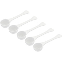 Meccanixity Micro Spoons 3 Gram Measuring Scoop Plastic Round Bottom Mini Spoon For Home Kitchen Powder Measurement Baking 15Pcs