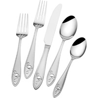 Towle Everyday Flamingo Flatware Service For 4  20 Piece Set  18/0 Stainless Steel  Silverware Set