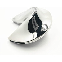 Ya.X Proposal Gift  Bridesmaid Gift  Gift For The Hostess Desktop Gift  Resturant Decor  Personalized Metal Silver Fortune Cookie(2.75In) (Silver)