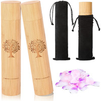 Small Scattering Urns For Human Ashes Adult 9''X2'' Scattering Tubes For Human Ashes Eco Friendly Biodegradable Urns For Human Ashes(Set Of 2 Tree Of Life Pattern)