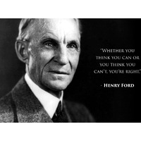 Henry Ford Inspirational Quote: Whether You Think You Can (13X19 Unframed Poster) | Photo Picture Poster Framed Famous Motivational Quotes