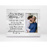 Orchroma In Loving Memory Those We Love Don'T Go Away Picture Frame - Sympathy Gifts Bereavement Gifts For Loss Of A Loved One In Loving Memory Photo Frame Gift Memorial Condolences Remembrance Gift