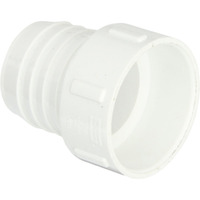 Spears 474 Series Pvc Pipe Fitting  Adapter  Schedule 40  White  2""Barbed X 2"" Socket