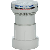 Studor 20341 Mini-Vent Air Admittance Valve With Pvc Adapter  1-1/2- Or 2-Inch Connection