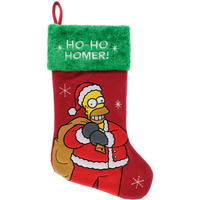 Wondapop Homer Simpson 20"" Applique Christmas Stocking  Gift Holder For Stocking Stuffers  Indoor Home Decor And Holiday Decoration