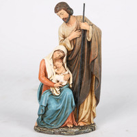 Bc Catholic Holy Family Statue  Nativity Scene Indoor  Religious Figure  6Inches H  Handmade By Buildclassic
