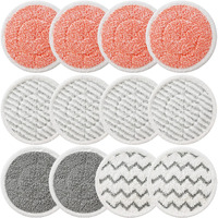 12 Pack Upgraded S7001 Pads Replacement Steam Mop Pads For Shark S7001  S8201  S7201  S7000  S7000Amz  S7001Tgt Series Steam Mop Pads Steam & Scrub All-In-One Scrubbing Mop Pads Part Model #:Xkitp7000
