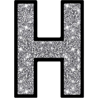 Xihacty Letters Signs For Home D?Cor  Crystal Crushed Diamond Accent Sign For Wall Decor  Black Diy Custom Capital Letters For Decoration On Bar  Desk  Dresser  Party Birthday  Wedding.(H)