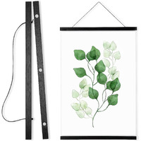 Witcolor 25X17 25X36 25X25 Poster Frame  Magnetic Black Wood Wooden Frame Hanger For Photo Picture Canvas Artwork Art Print Wall Hanging (1 Pack  25""  Black)