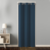 Joydeco Doorway Curtains Closet Curtains For Bedroom Closet Door  Navy Blue Door Curtains For Doorways Privacy Bedroom  Smooth Touch Dense Fabric