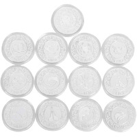 Tingku Silver Arras De Boda Plata Wedding Unity Coins Set For Wedding Ceremony Arras Para Boda Bride Gift With Book Collection Box - Spanish
