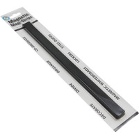 Ashley 3/4"" X 12"" Magnetic Magi-Strips  Black  12/Pack (Ash11015)