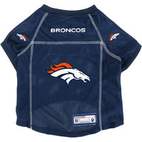 Littlearth Unisex-Adult Nfl Denver Broncos Basic Pet Jersey  Team Color  Large  (320134-Brnc-L)