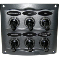 Splashproof Switch Panel  6 Way