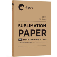Hiipoo Sublimation Paper 8.5X11 Inch  Work With Sublimation Ink And E Sawgrass Inkjet Printers For Mugs T-Shirts Light Fabric And Other Sublimation Blanks (110 Sheets  105G) (A-8.5X11)