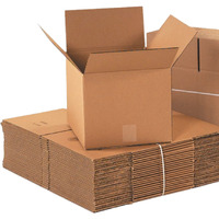 Aviditi Shipping Boxes Small 5""L X 5""W X 5""H  25-Pack | Corrugated Cardboard Box For Packing  Moving And Storage