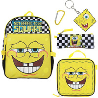 Spongebob Squarepants 5-Piece Backpack & Lunchbox Set