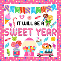 Lionergy Classroom Candy Bulletin Board Decoration Set Sweet Candyland Cutouts Ice Cream Party Decorations Wall Door Decor For Kindergarten Preschool Elementary Middle School - It Will Be A Sweet Year