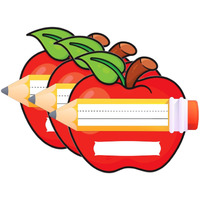 Name Tags Sticker Labels For Kids 4 Inch Name Tags For Back To School Student Name Plates Tags For Classroom Cute Apple Blank Labels Teacher Classroom Supplies 30 Pcs