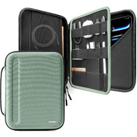 Tomtoc Portfolio Case For 13 Inch Ipad Pro M4 2024 & Ipad Air M2  12.9-In Ipad Pro M2/M1  Protective Sleeve With Accessories Pocket  Carrying Storage Bag For Ipad Pencil Pro/Adapter/Magic Keyboard