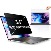 Peslv 14 Inch Laptop Privacy Screen Compatible With Lenovo Hp Dell Acer Asus Thinkpad Envy Xps Computer 16:10 Aspect  Removable Anti Glare Blue Light Filter Protector  14Inch Monitor Security Shield