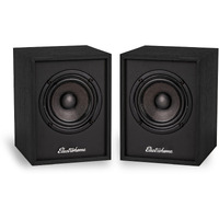 Electrohome Huntley Powered Bookshelf Speakers With Built-In Amplifier And 3"" Drivers For Turntable  Tv  Pc And Wireless Music Streaming Featuring Bluetooth 5  Rca And Aux (Eb10B)