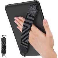 Moko Security Hand-Strap For 9-11 Inch Tablet  Ipad/Ipad Pro/Ipad Air/Kindle Fire Hd/Samsung  High-Elasticity Versatile Hand Strap Lightweight Finger Grip Holder  Black