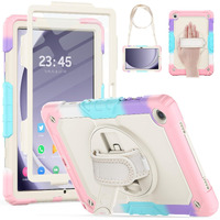 Hxcaseac Case For Samsung Galaxy Tab A9+/ A9 Plus Case 11 Inch  Protective With Screen Protector/Hand Strap/Pen Holder  Sturdy Shockproof Galaxy A9 Plus Tablet Case 2023 Sm-X210/X216/X218 - Pink