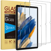 Sparin 3 Pack Screen Protector For Samsung Galaxy Tab A8 10.5 Inch  Tempered Glass Screen Protector For Galaxy Tablet A8 2022  Anti-Scratch