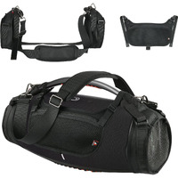 Txesign Travel Carrying Strap For Jbl Boombox 3/Boombox 3 Wi-Fi Waterproof Portable Bluetooth Speaker  Shoulder Strap With Two Side Covers Travel Carrying Pouch For Jbl Boombox 3 (Black)