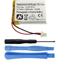 280Mah Yk372731 Battery Replacement Compatible With Golf Buddy Voice  Voice+  Voice Vs4  Voice 2 Talking Gps Range Finder With Free Installation Tools