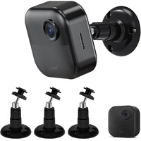 Taichipanda Blink Outdoor Camera Mount  360 Degree Adjustable Indoor/Outdoor Wall Mount Bracket For Blink Home Security System Black 3 Pack