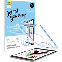 Hocents. Paperfeel Glass Screen Protector Compatible With Ipad 9Th/8Th/7Th Generation 10.2 Inch [Auto-Alignment Tool] [Ez Kit] [Tempered Glass]