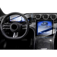 Karltys 2 Pack Tempered Glass Screen Protector For 2023 2024 Mercedes Benz Glc 300/22-24 W206 C300 Accessories  11.9 Inch Touch Screen & 12.3 Inch Instrument Cluster Screen Cover  Anti Fingerprint