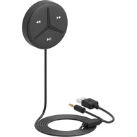 Aston Innovations Soundtek A1+ Bluetooth Car Kit With Aac For Music Streaming Handsfree Calls Aux Bluetooth Adapter For Car/Home Stereo Built-In Noise Isolator & Mic Auto On/Off Auto Connect