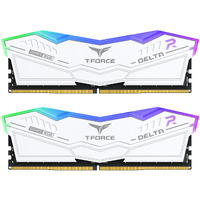 Teamgroup T-Force Delta Rgb Ddr5 Ram 48Gb (2X24Gb) 7600Mhz Pc5-60800 Cl36 M-Die Desktop Memory Module Ram For 600 700 Series Chipset Xmp 3.0 Ready White - Ff4D548G7600Hc36Edc01