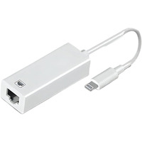 [Apple Mfi Certified] Lightning To Ethernet Adapter Rj45 Ethernet Lan Network Adapter Cable With 8 Pin Connector Compatible With Iphone 13/12/11/Xs/Xr/X/8/7/Ipad/Ipod  Plug And Play  Supports 100Mbps