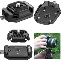 Ulanzi F38 Camera Quick Release Plate W 1/4"" To 3/8"" Screw Thread  Quick Release System Qr Plate Camera Tripod Mount Adapter For Sony Canon Monopod Dslr Stabilizer Slider Dji Switch Between Stablizer