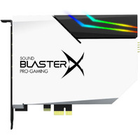 Creative Sound Blasterx Ae-5 Plus Pure Edition Sabre32 Ultra-Class 32-Bit/384Khz Pci-E Gaming Sound Card And Dac With Dolby Digital And Dts  Xamp Discrete Headphone Bi-Amp  122Db Snr  Rgb Led Strips