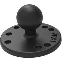 Ram Mounts Gps Round Plate With Ball Ram-B-202U With B Size 1"" Ball