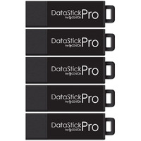 Centon Electronics Mp Valuepack Usb 3.2 Gen1 Datastick Pro Flash Drive  8 Gb  5 Usb Flash Drives  5 Pack  Black
