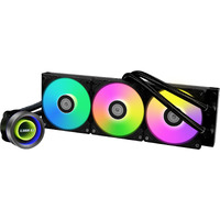 Lian Li Ga Ii Trinity 360 - Aio Cpu Liquid Cooler 360Mm - Pre-Installed Argb Daisy-Chainable Radiator Fans Or Uni Fan Sl-Inf Fans - For Intel Lga 1700  1200  115X  Amd Am5/Am4 Sockets (Ga2T36B.Us)