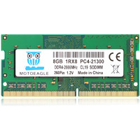 8Gb 1Rx8 Ddr4 2666Mhz Pc4-21300 (Pc4-2666V) Cl19 Sodimm 1.2V 260-Pin Non-Ecc So-Dimm Laptop Notebook Ram Memory Module